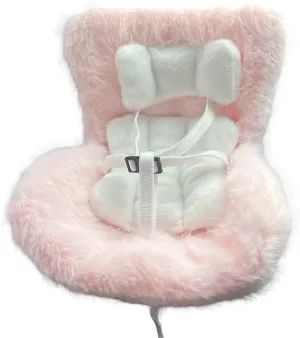 10-17cm Doll Safety Seat Car Vent Decoration Doll Accessories (Pink)