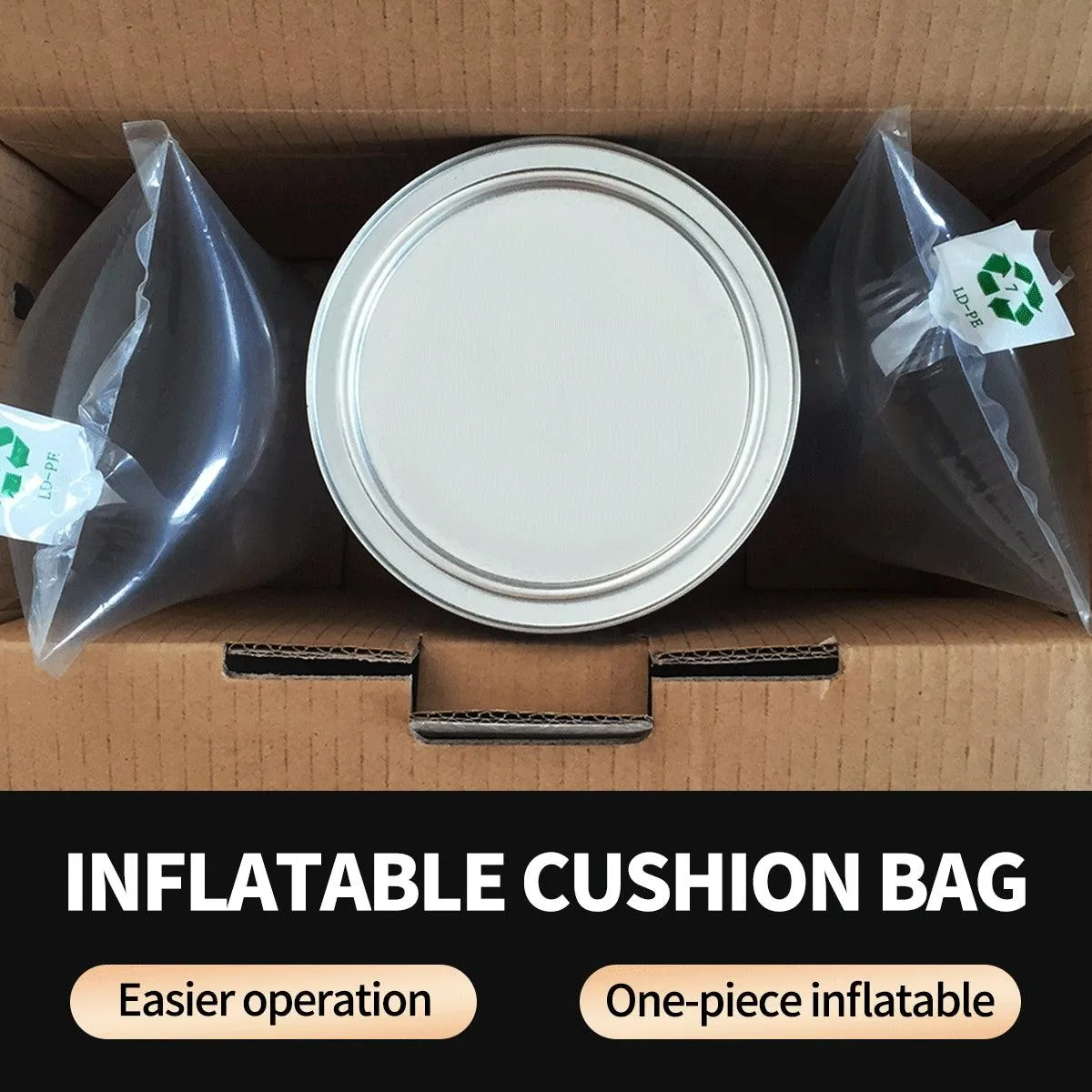 100pcs Inflatable Air Column Bag Bubble Wrap Cushion Packaging Buffer Filling