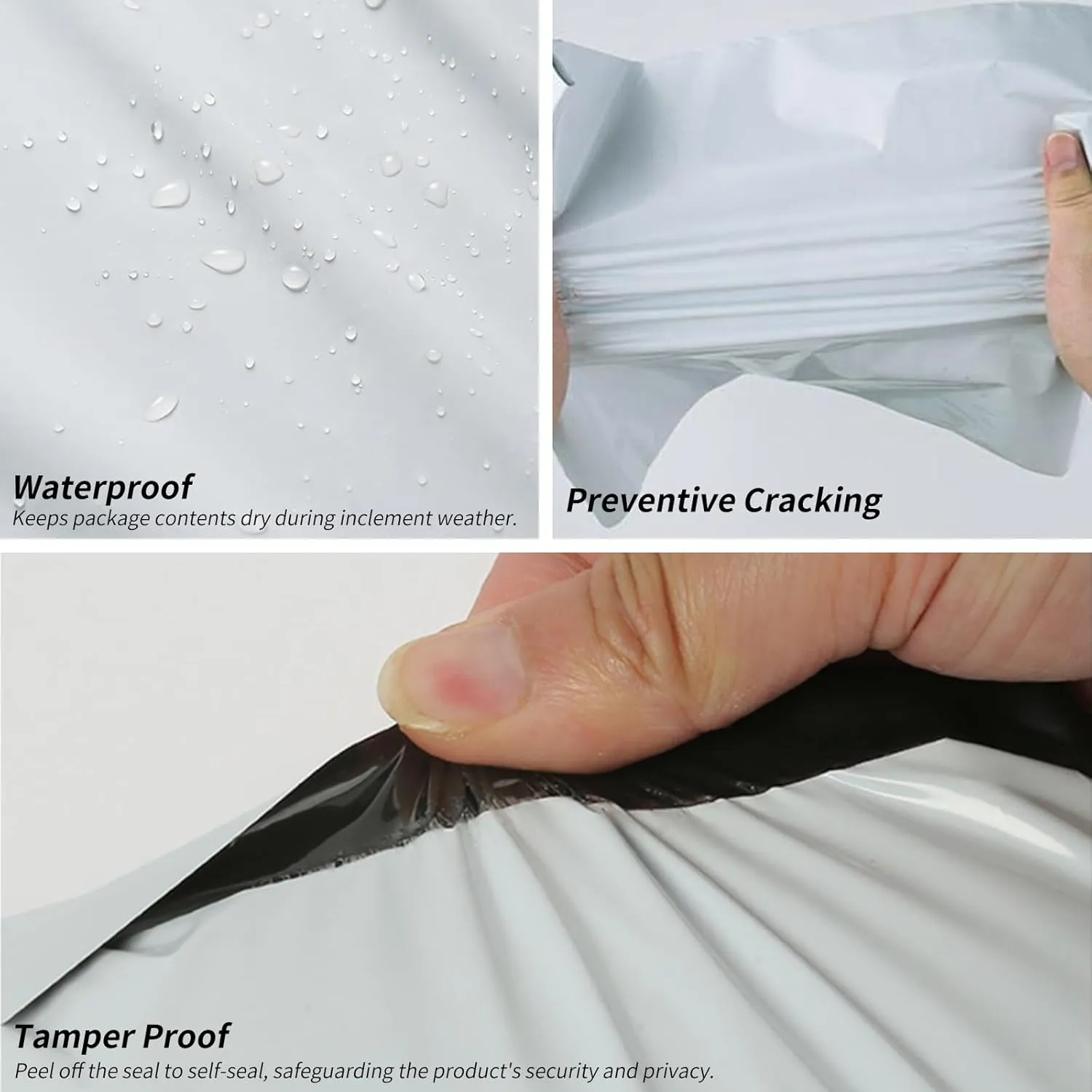 10" x 13" Poly Mailers Shipping Mailing Envelopes Bags, Envelopes Shipping Bags Self Sealing 2.5Mil (200 Bags)