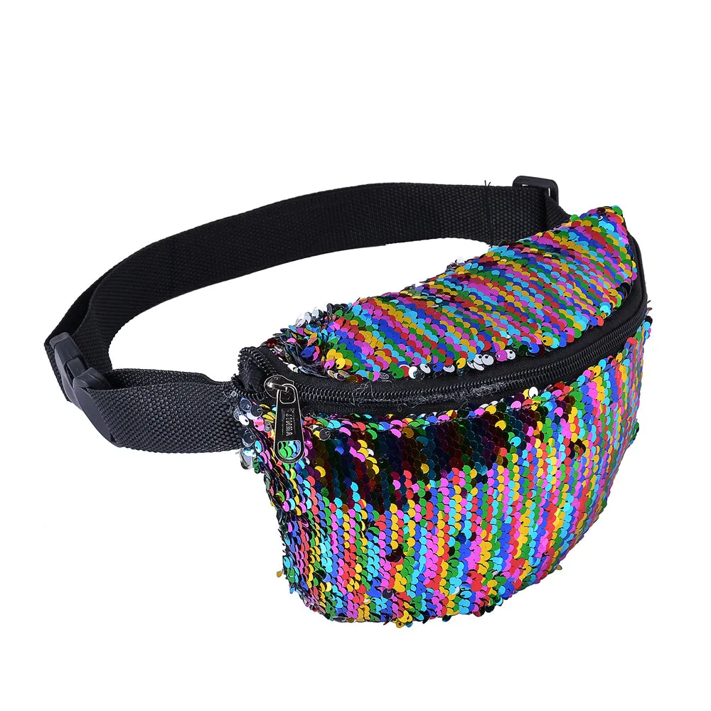 80s/90s Sequin Festival Bum Bags, 80's dressing up Summer Festival Concerts