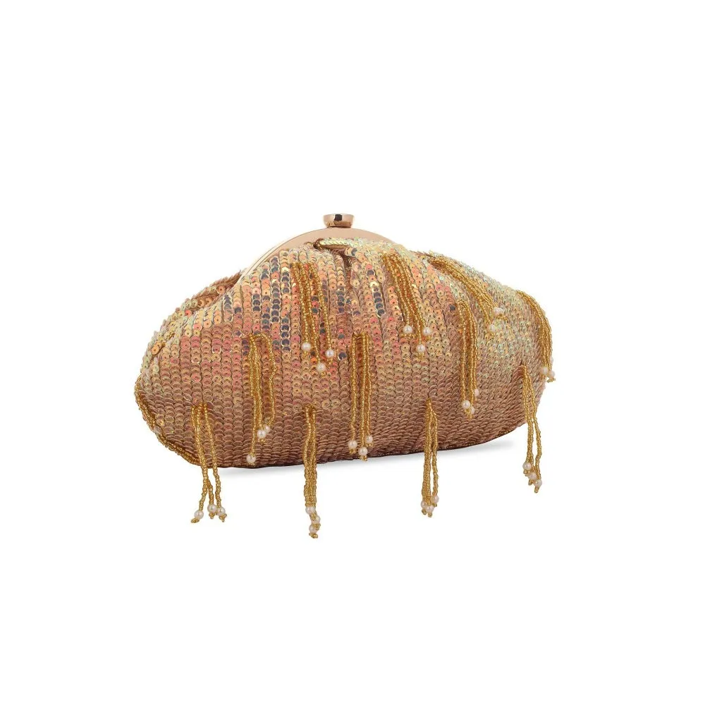 A Clutch Story Rose Bling Batua