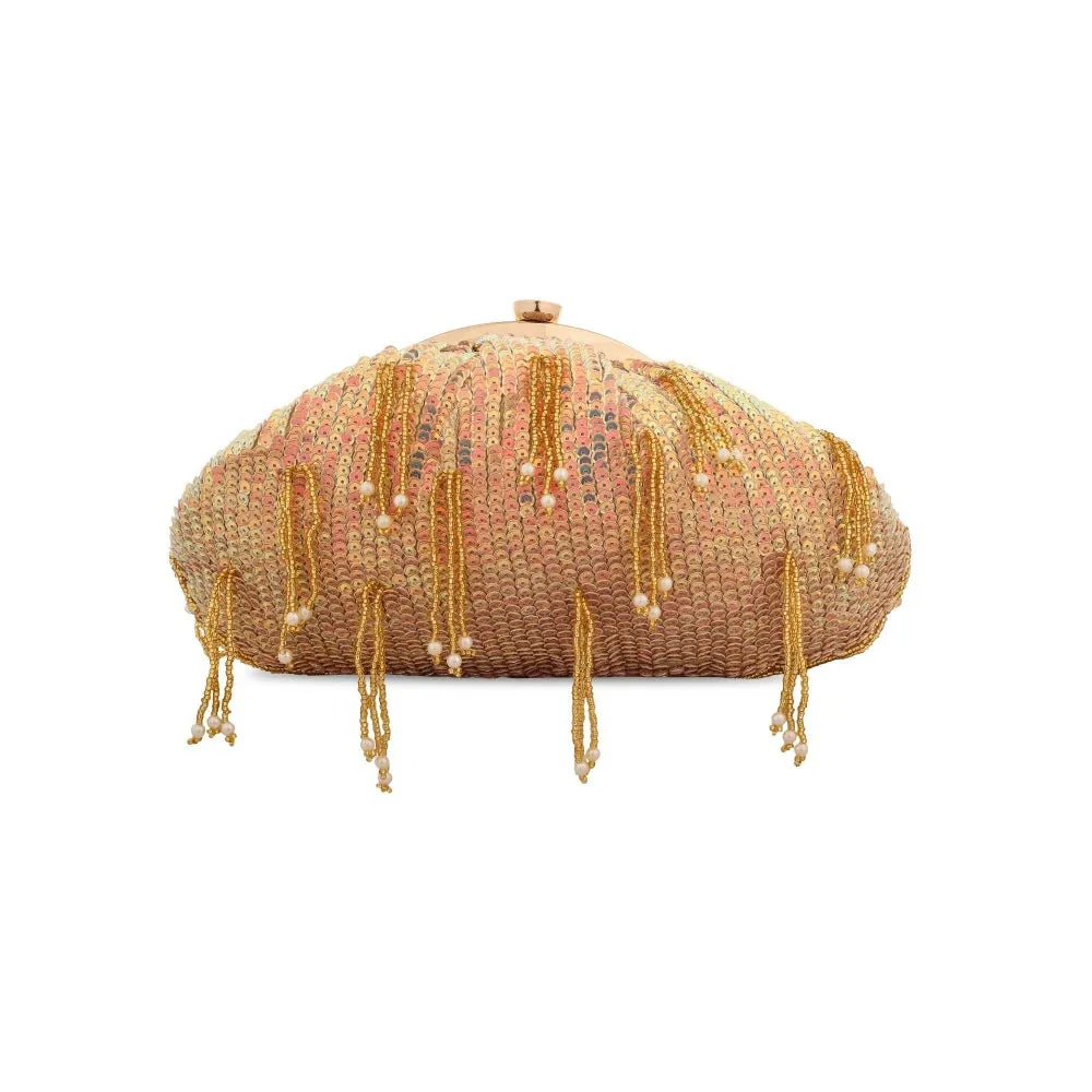 A Clutch Story Rose Bling Batua