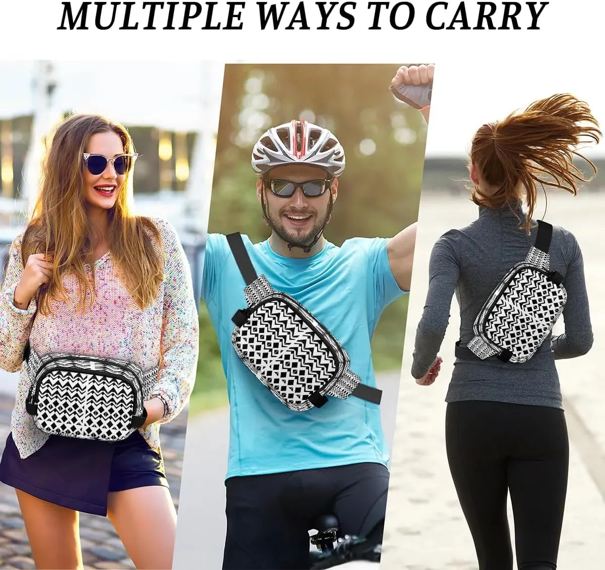 Abstraction Texture Fanny Patterns Fanny Packs for Women Men Waterproof Waist Bag with Adjustable Strap Belt Bag for Travel Running Hiking