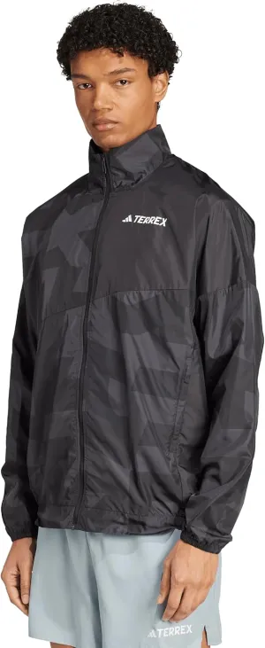 adidas Men's Terrex Multi Printed Trail Running Wind Jacket