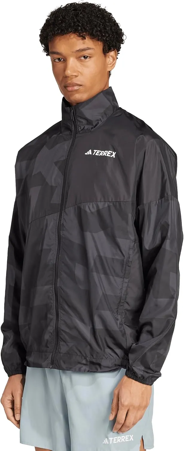 adidas Men's Terrex Multi Printed Trail Running Wind Jacket