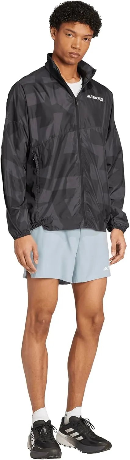 adidas Men's Terrex Multi Printed Trail Running Wind Jacket