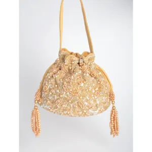 Adora By Ankita Gold Suki Bag