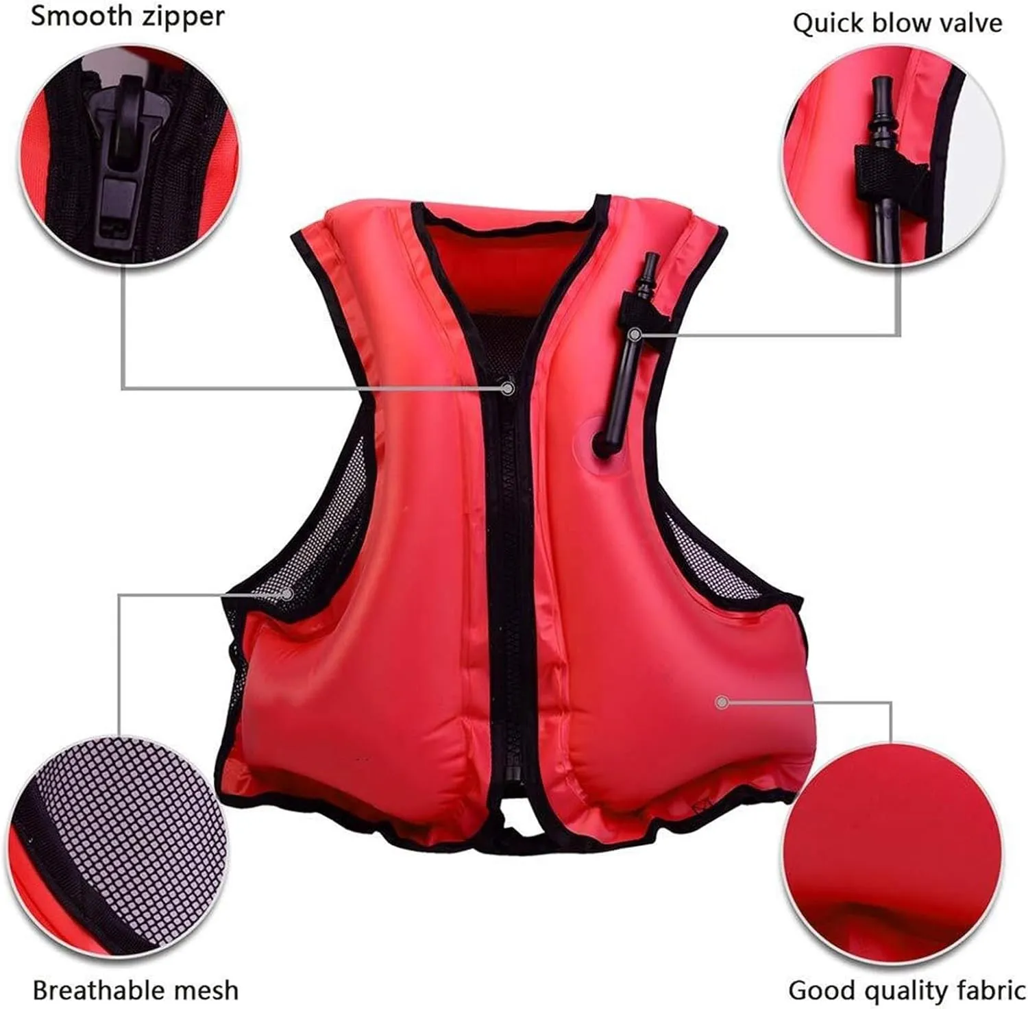 Adult Kayak Vest, Multifunction Swim Vest with Leg Straps for Kayak, Sailing, Fishing, Paddle Sports