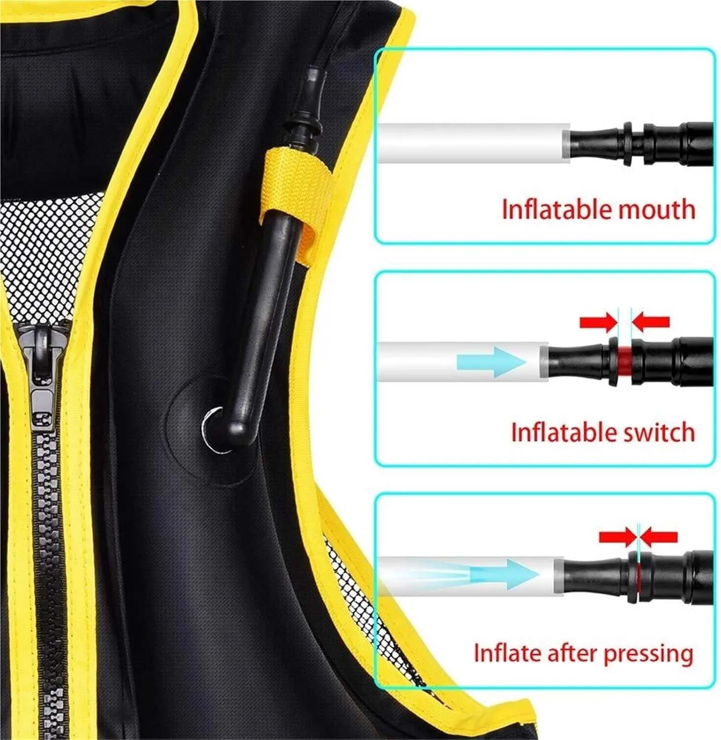 Adult Kayak Vest, Multifunction Swim Vest with Leg Straps for Kayak, Sailing, Fishing, Paddle Sports