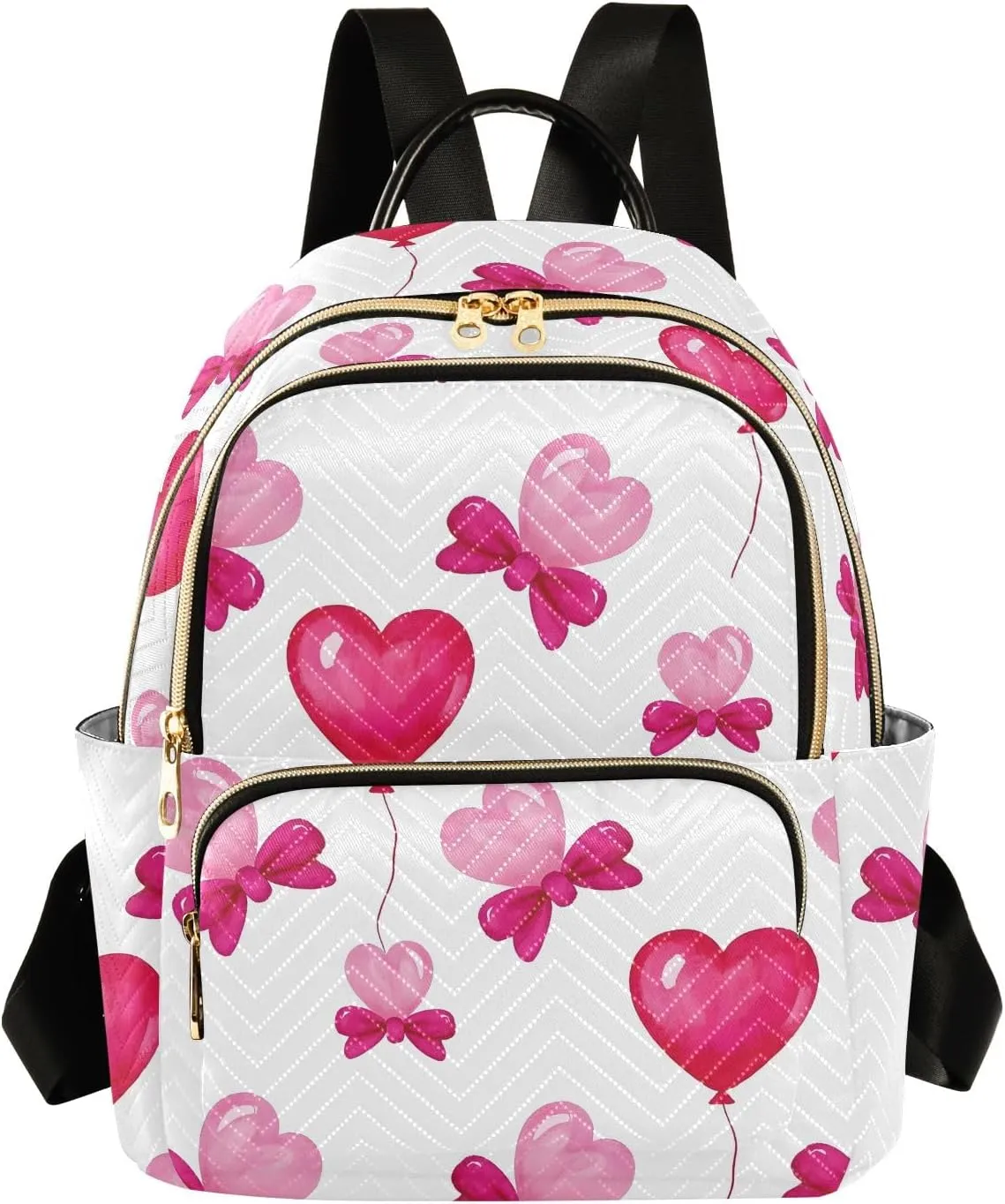 ALAZA Travel Backpack Purse for Women Fashion Anti-theft Work Casual Love Balloon Daypack Shoulder Bag Medium Size