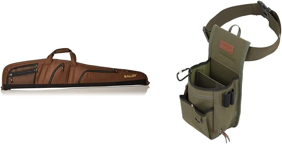Allen Daytona 46 & 52-Inch Shotgun/Rifle Case and Triumph Double Compartment 50 Shell Bag & 52-Inch Belt