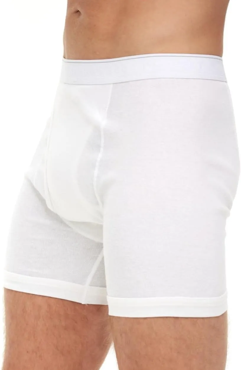 Andrew Scott Big & Tall Men's Cotton Boxer Briefs | Multi Packs Colors Underwear Sizes S to 8XL