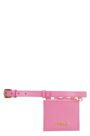 Anellu leather belt