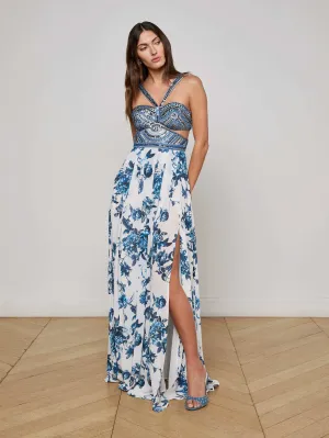 Annistyn Embellished Floral Gown