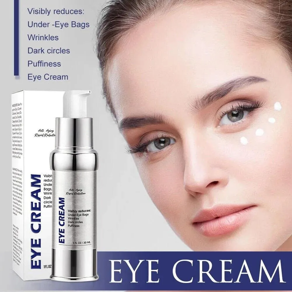 Anti-Wrinkle Magic Eye Cream, Collagen Boost Anti-Aging Serum Rapid Reduction Eye Cream, Instantly Reduces Wrinkles, Under-Eye Bags, Dark Circles (2Bottles)
