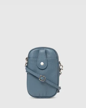 Ava Celeste Leather Crossbody Bag