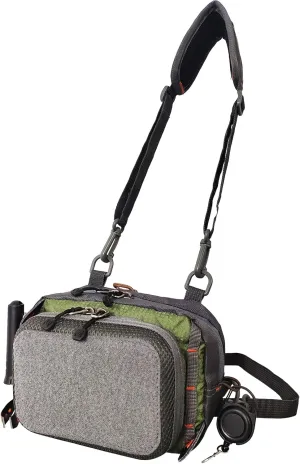 Aventik Fly Fishing Chest Bag Ultra Light Multiple Pockets Chest Pack with Vest Pack (Chest Bag B)
