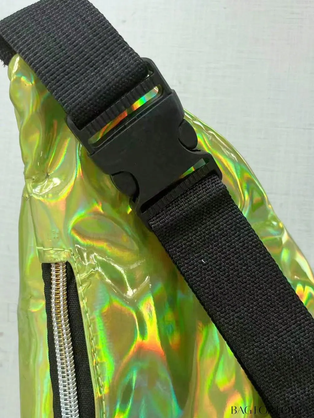 BagForLove - Patent Leather Double-Zip Fanny Pack