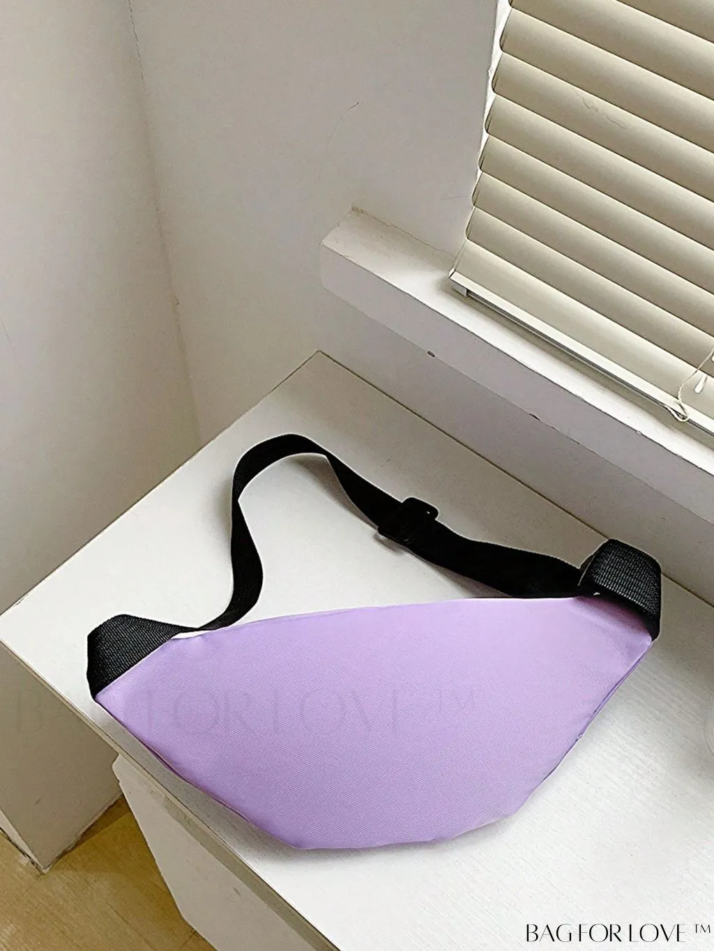 BagForLove - Patent Leather Double-Zip Fanny Pack