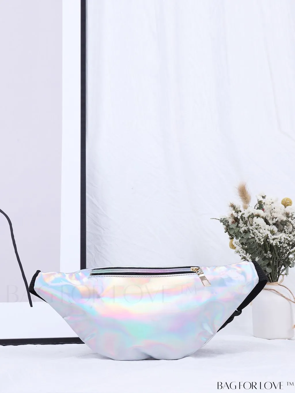 BagForLove - Patent Leather Double-Zip Fanny Pack
