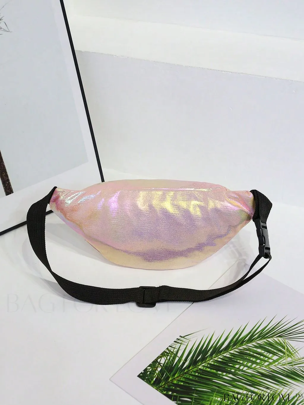 BagForLove - Patent Leather Double-Zip Fanny Pack
