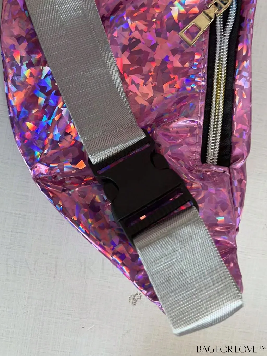 BagForLove - Patent Leather Double-Zip Fanny Pack