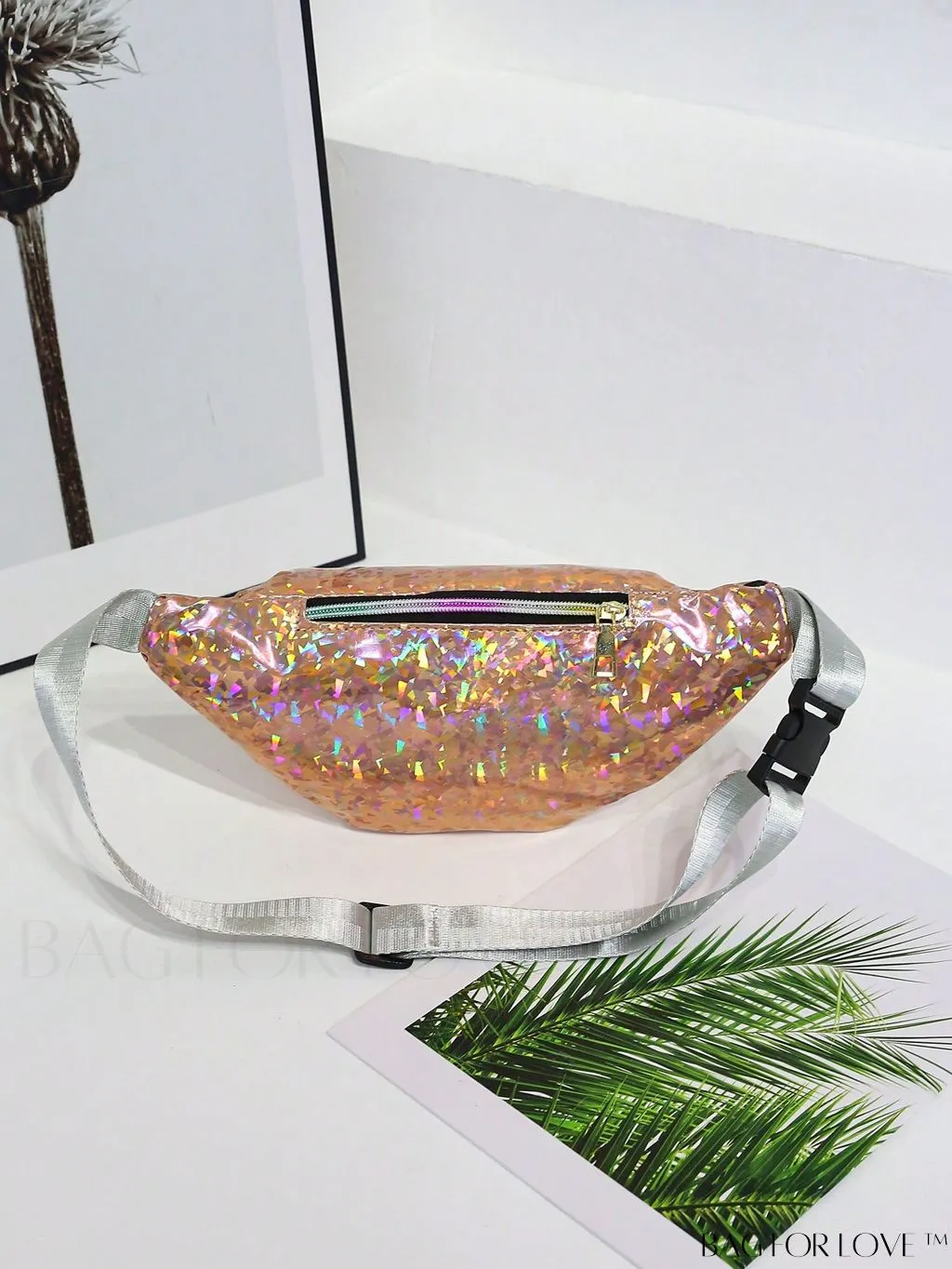 BagForLove - Patent Leather Double-Zip Fanny Pack