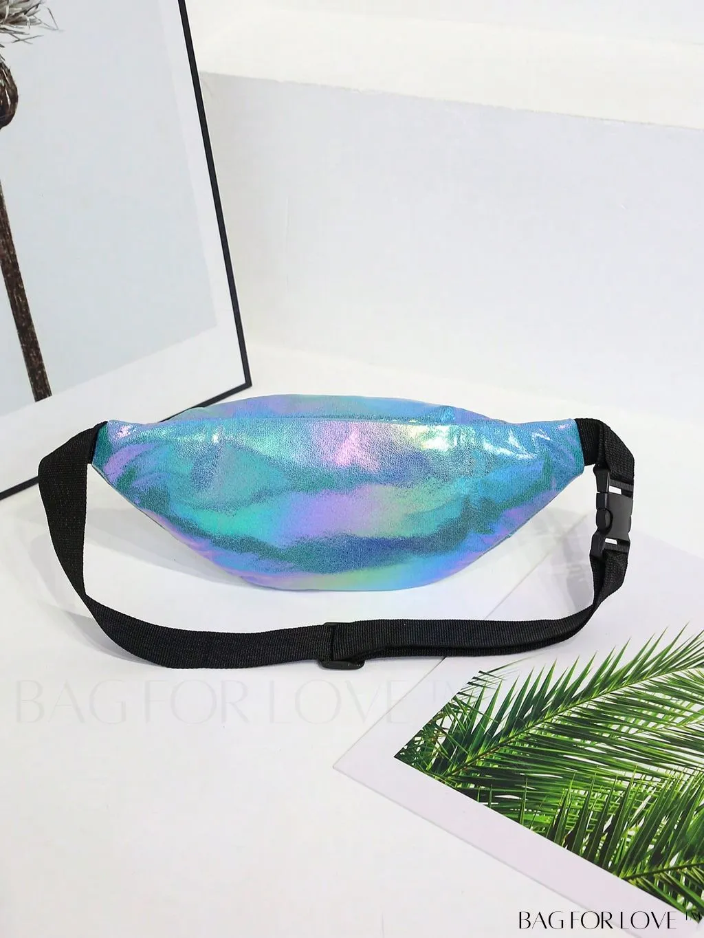 BagForLove - Patent Leather Double-Zip Fanny Pack