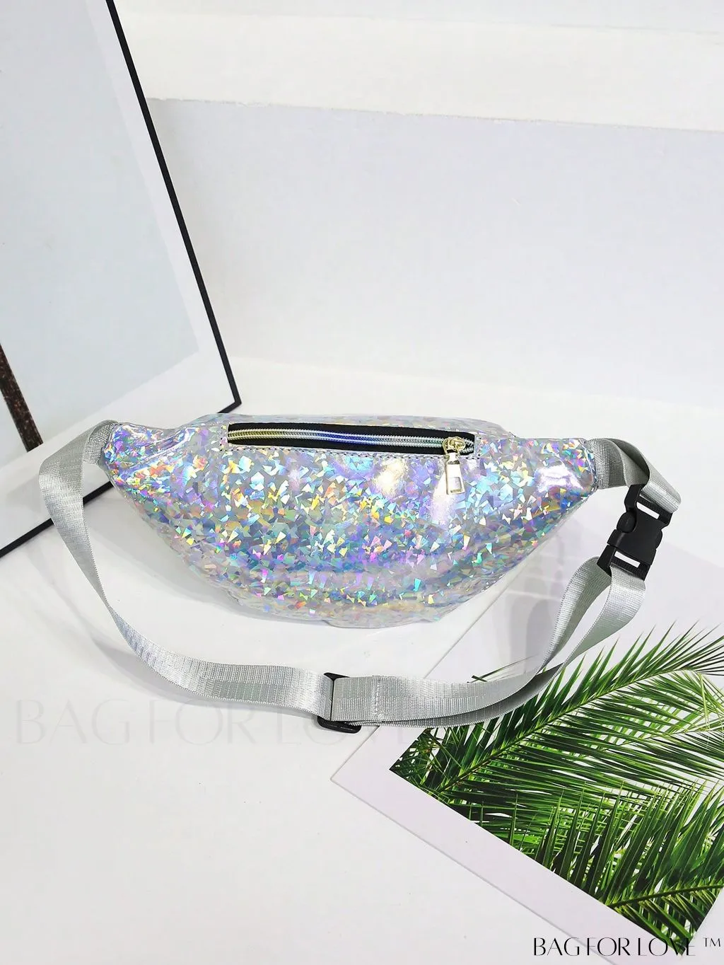 BagForLove - Patent Leather Double-Zip Fanny Pack