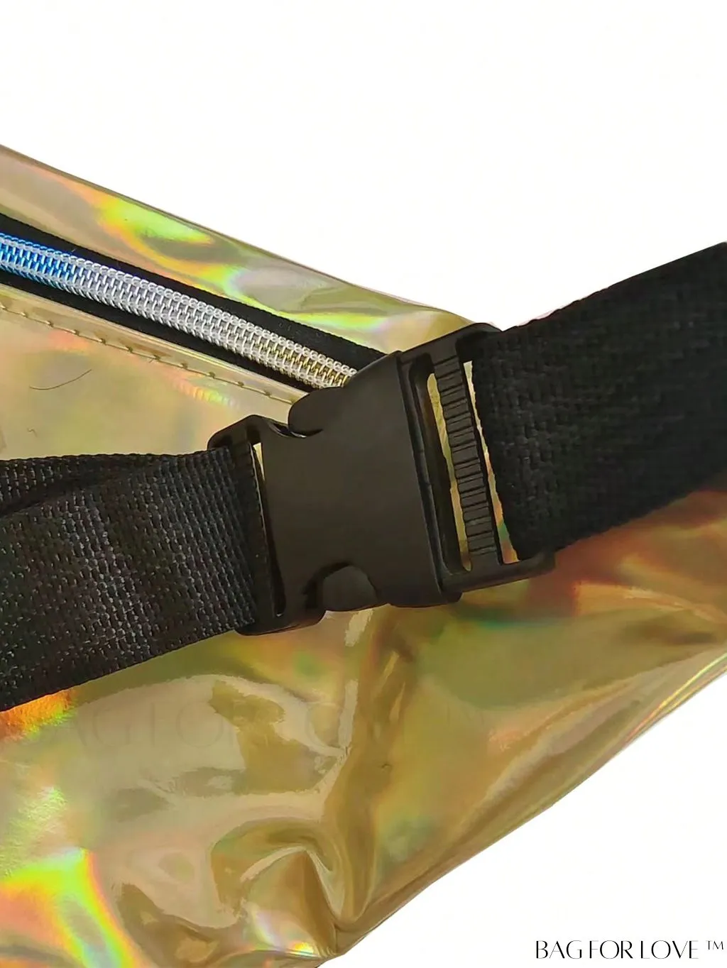 BagForLove - Patent Leather Double-Zip Fanny Pack