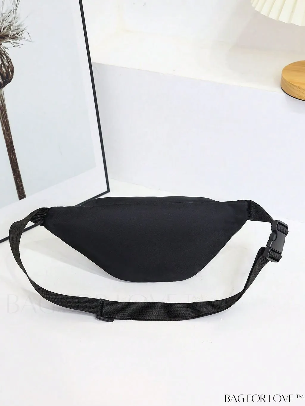 BagForLove - Patent Leather Double-Zip Fanny Pack