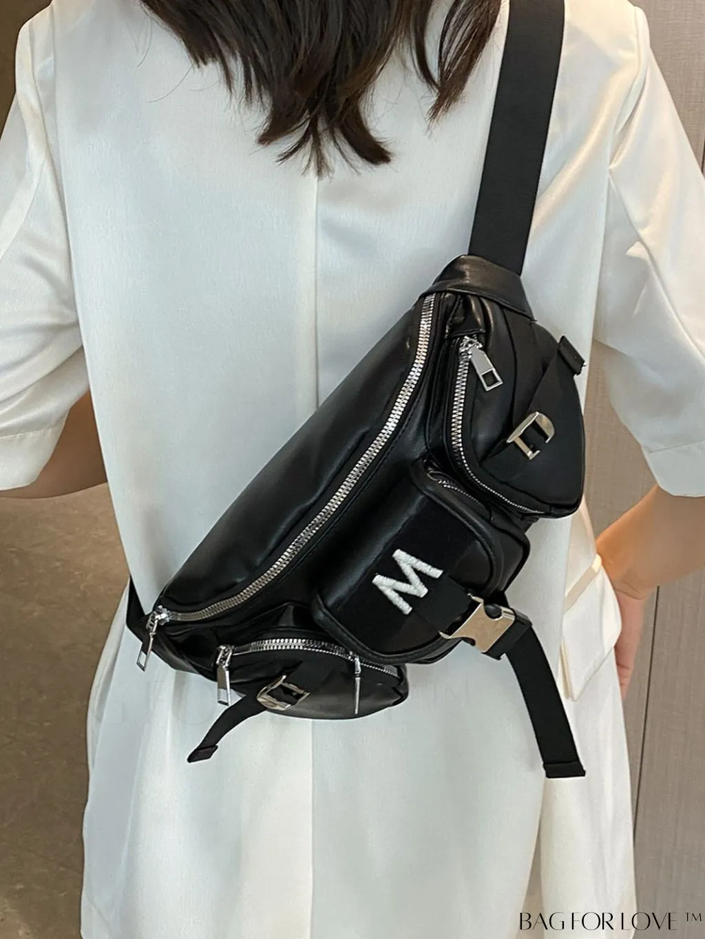 BagForLove - Stylish PU Leather Womens Waist Bag - Fashionable and Versatile Fanny Pack