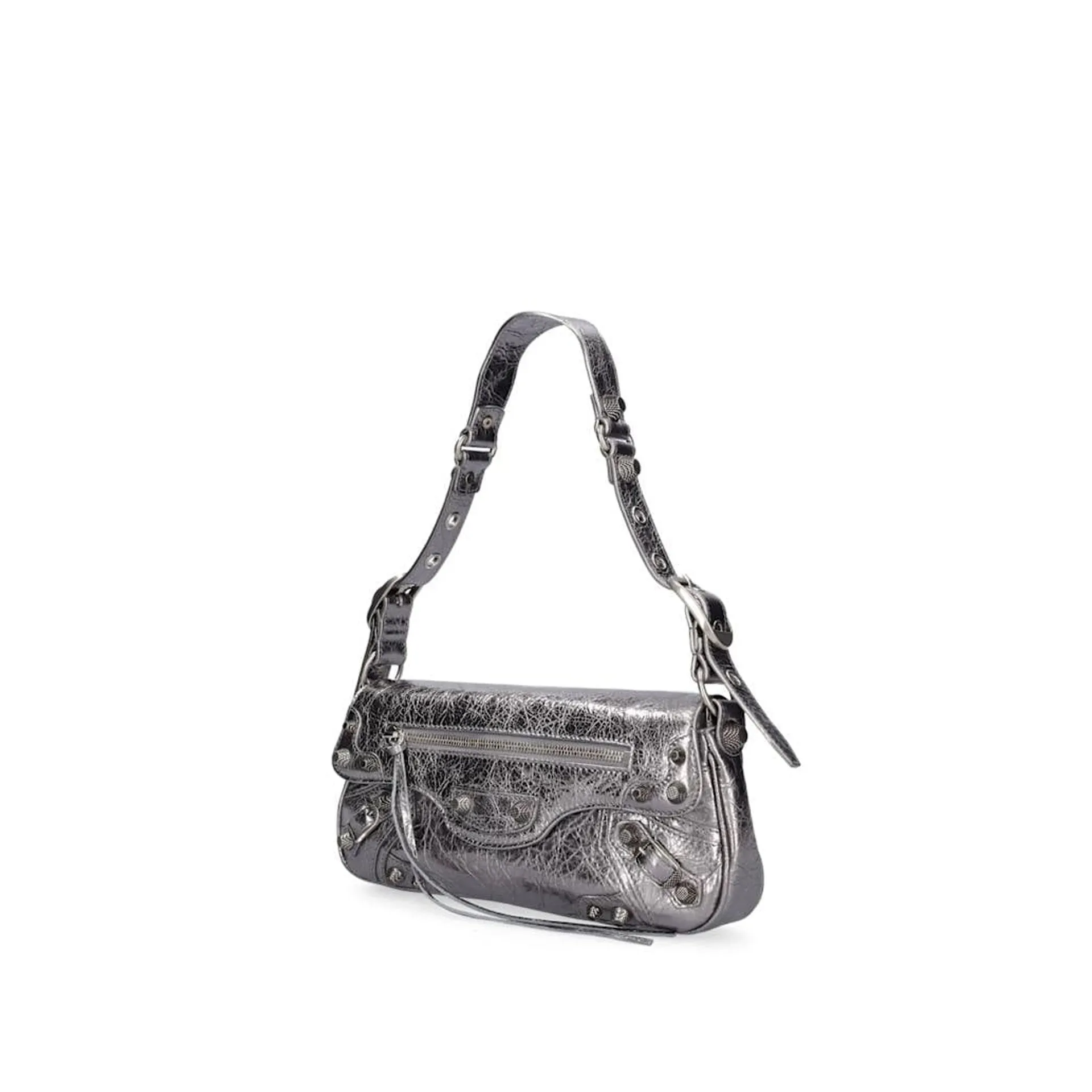 Balenciaga Le Cagole Metallic Shoulder Bag
