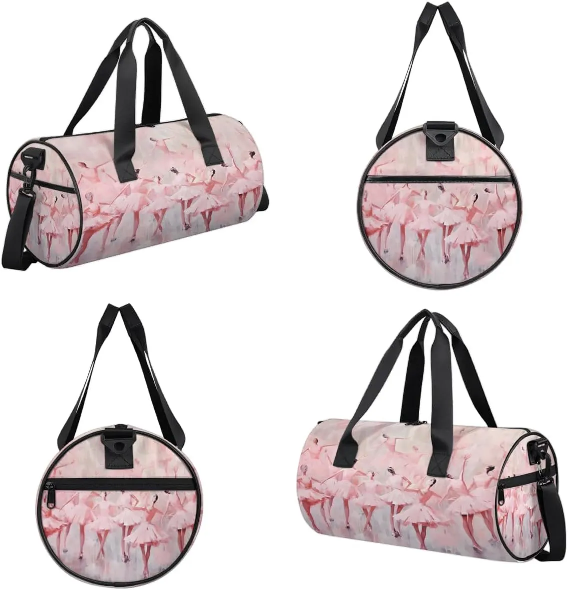 Ballet Gym Bag for Women Men Lightweight Weekender Travel Bag Stylish Duffle Bag for Gym Travel Overnight Carry On