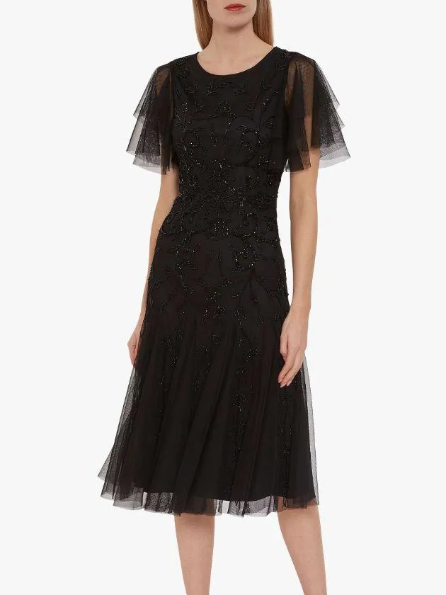 Beaded Midi Dress