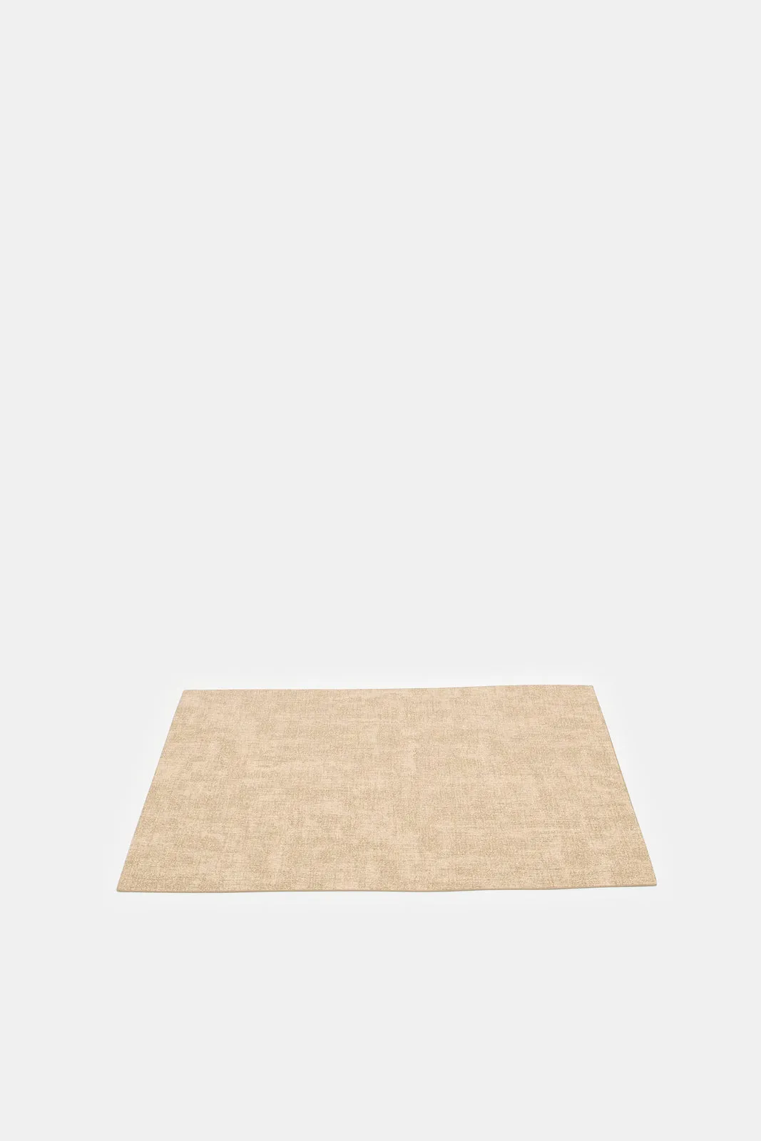 Beige Embellished Rectangle Placemat