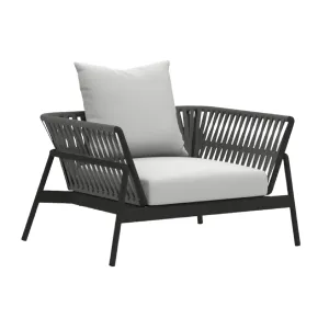Belt Back Outdoor Lounge Armchair | Roda Piper