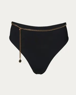Belted Emily Bottom In Black | Black