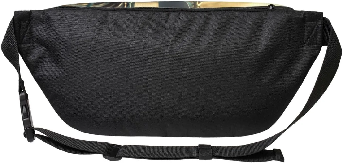 Bicycle Rider Cruising A Road Fanny Pack For Women Man,The Ocean Waist Belt Bag Crossbody For Sports Travel Hiking Running Jogging