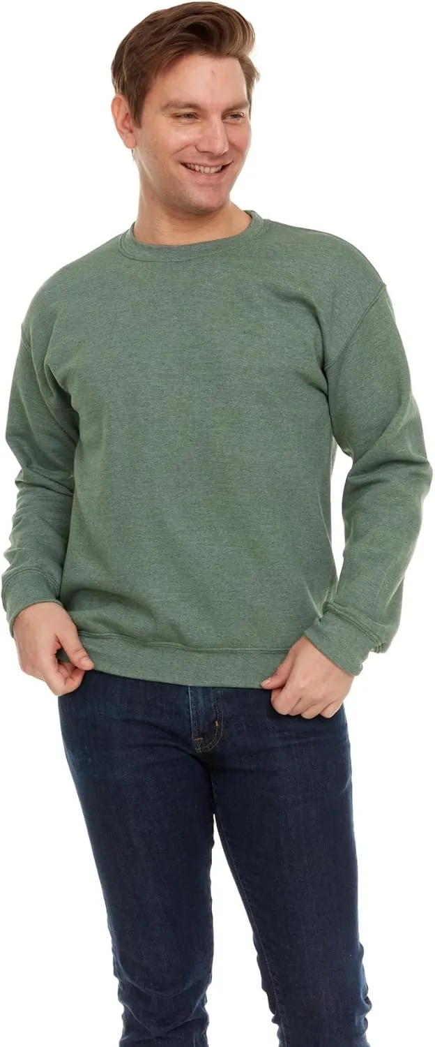 BILLIONHATS Mens Adult Crewneck Fleece Lined Pullover Sweatshirt Bulk, Mixed Assorted, Wholesale Donation Homeless