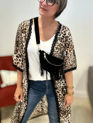 BLACK FRINGE FANNY