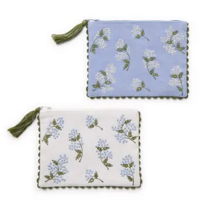 blue beaded hyd pouch