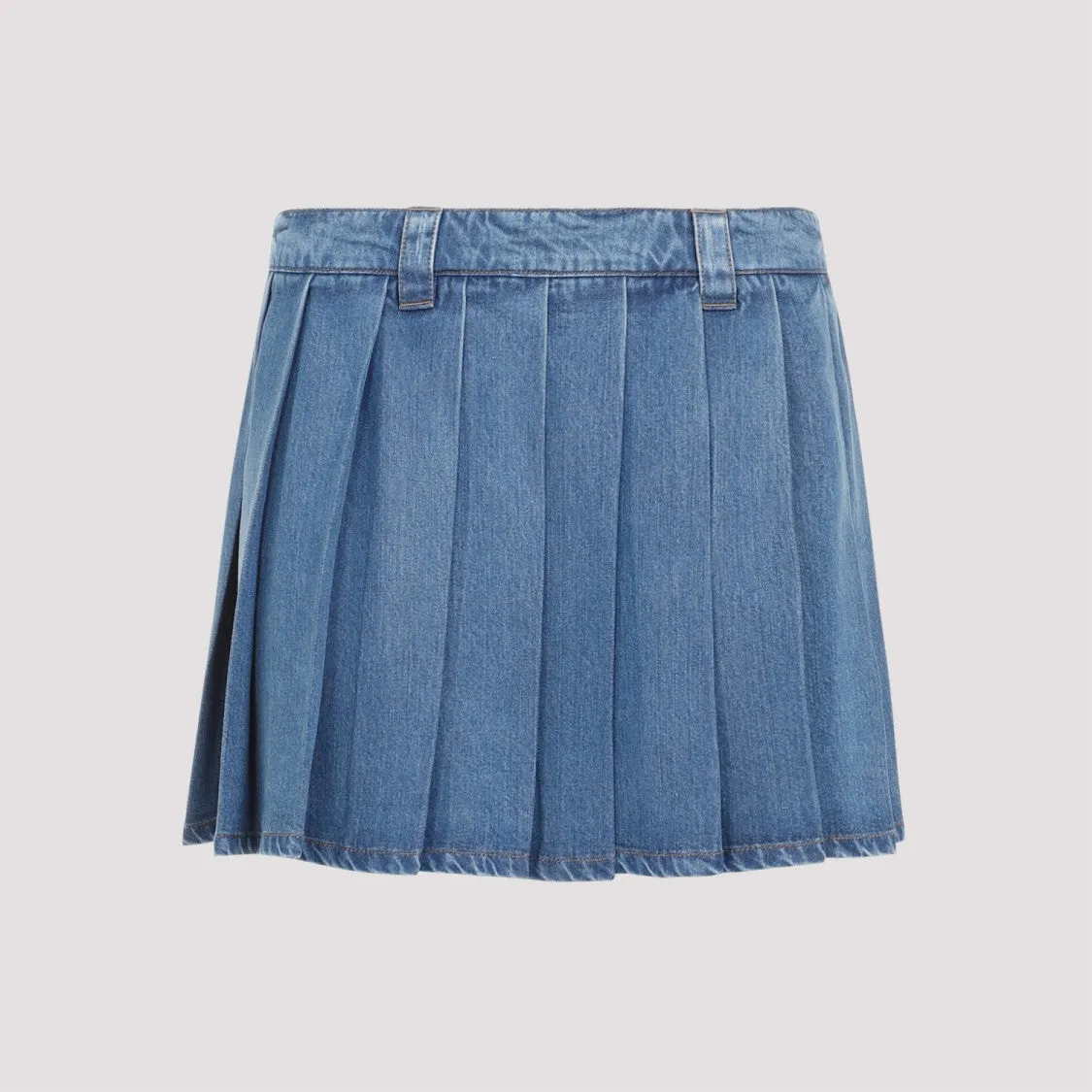 Blue Lyocell Skirt