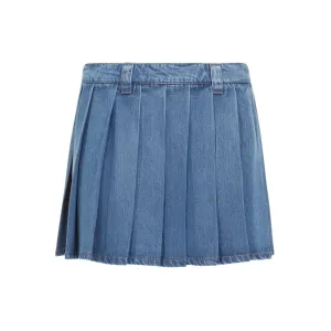 Blue Lyocell Skirt