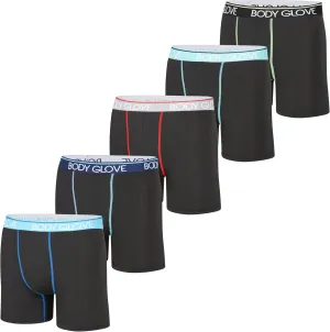 Body Glove Mens Boxer Briefs Multi Packs, Dry Fit Performance Value Underwear, Breathable Active Stretch Athletic Boxers