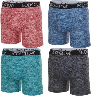 Body Glove Mens Boxer Briefs Multi Packs, Dry Fit Performance Value Underwear, Breathable Active Stretch Athletic Boxers
