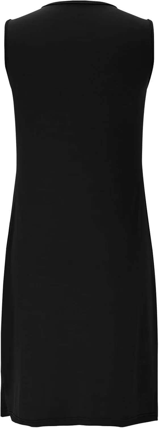 Bodycon Dress for Women Slim Fit Sleeveless Front Cutout Twist Waist Pencial Dress Office Ladies Summer Work Sundress