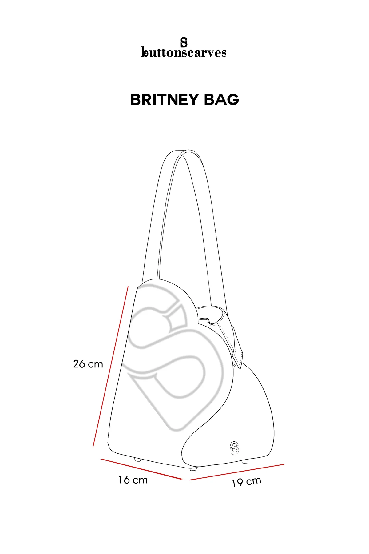 Britney Bag - Burgundy