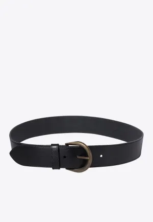 Buckled Leather Belt