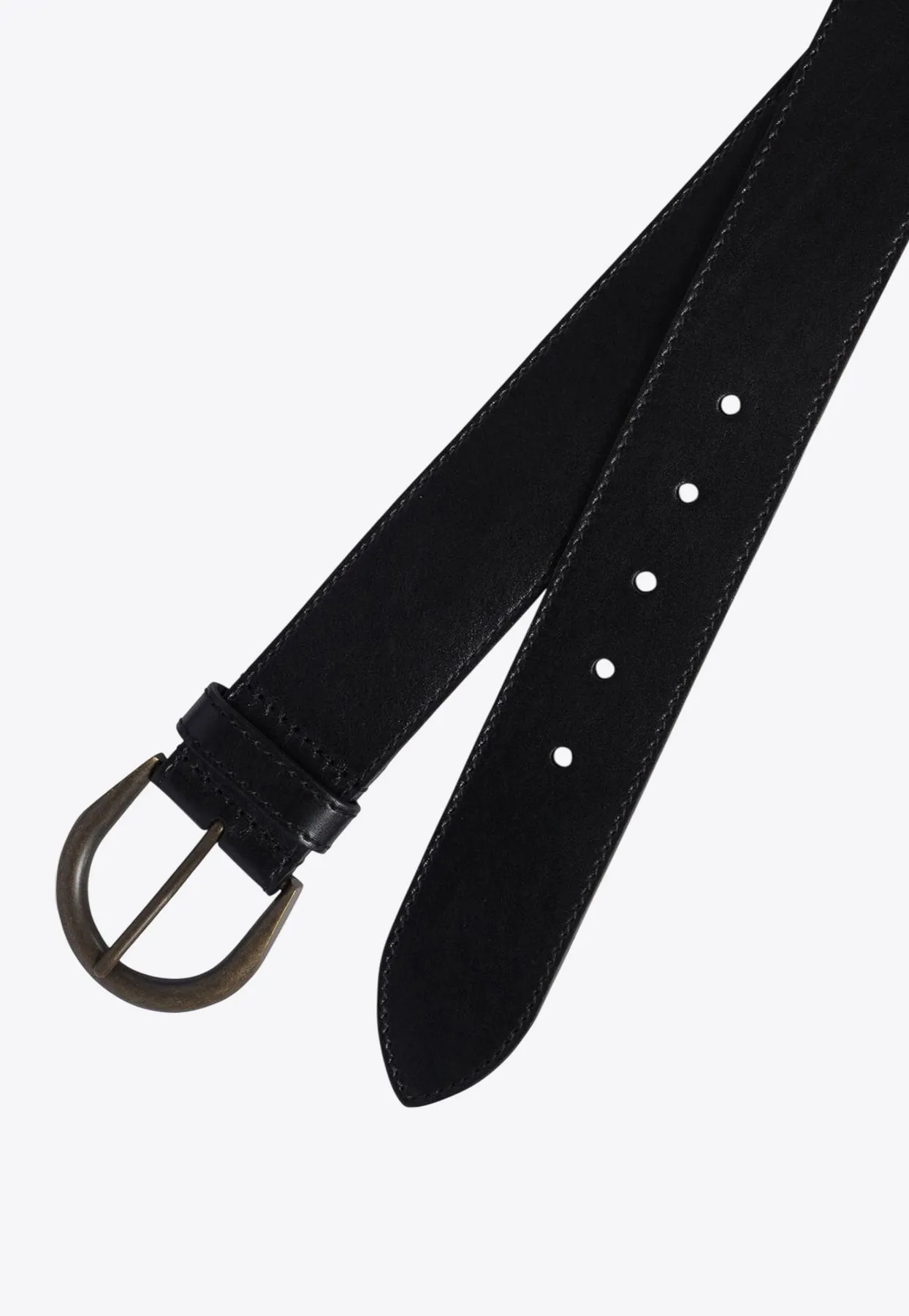 Buckled Leather Belt